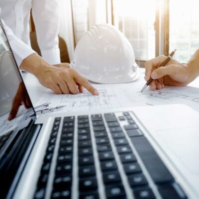engineer-meeting-for-architectural-project-working-with-partner