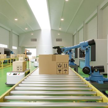 interior-of-warehouse-in-logistic-center-have-agv-robot-arm